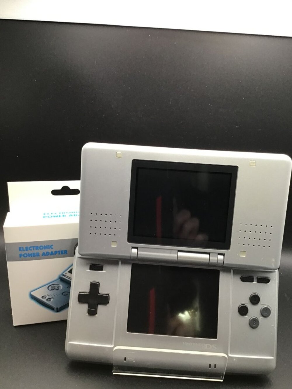 Nintendo DS Original Console NTR-001 Silver Region Free New Charger & Battery Se